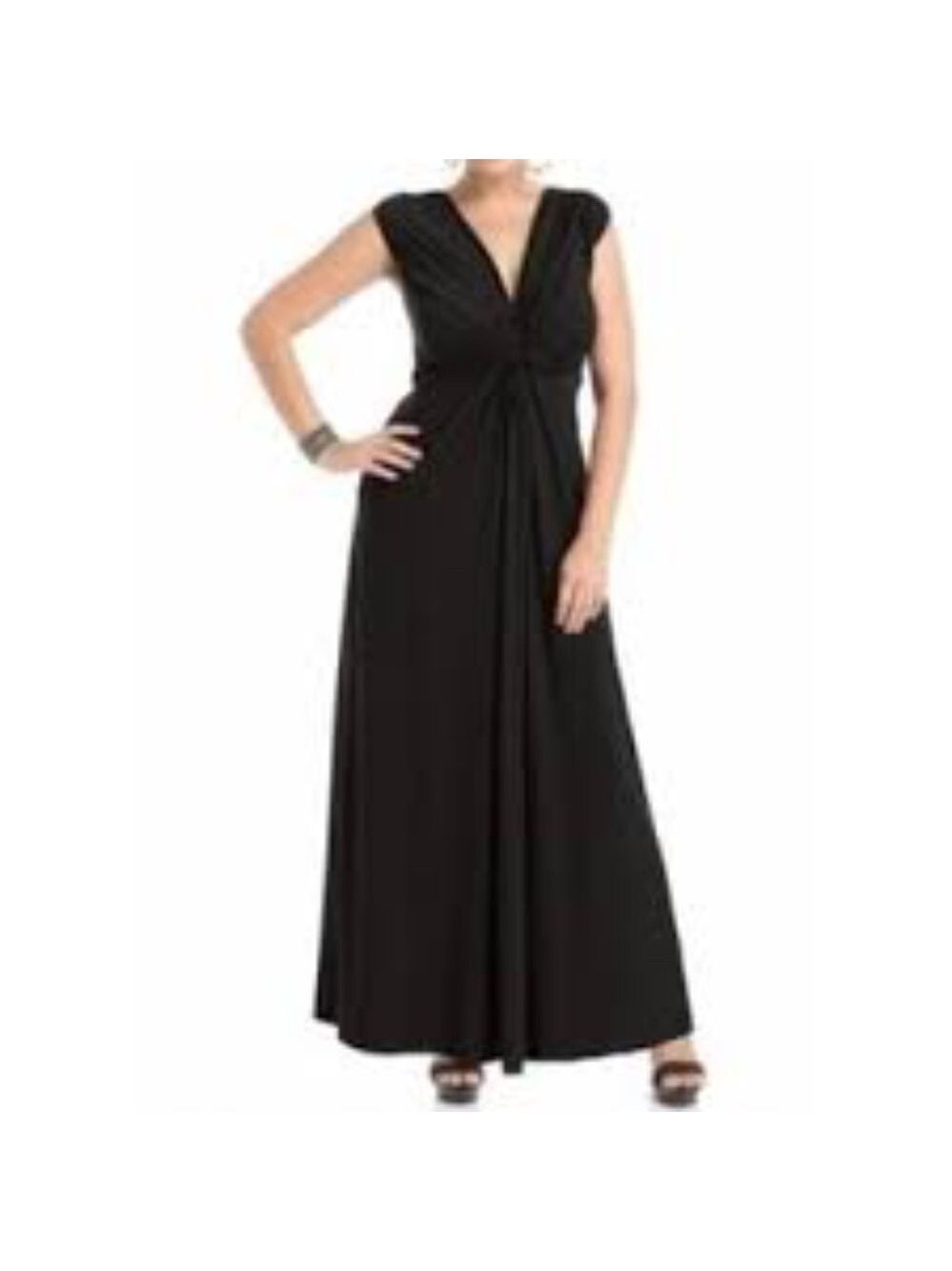 Love Squared Women's Plus Knot-Front Sheath Dress
